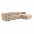 Klasyczna sofa narożna Beta beżowa