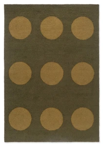 Dywan zewnętrzny FESTIVAL DOTS OLIVE GREEN