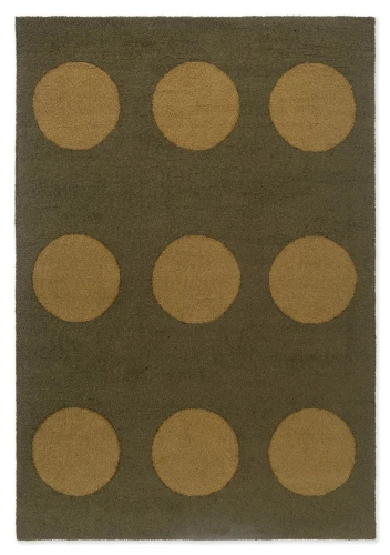 Dywan zewnętrzny FESTIVAL DOTS OLIVE GREEN
