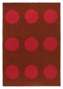 Dywan zewnętrzny FESTIVAL DOTS RED