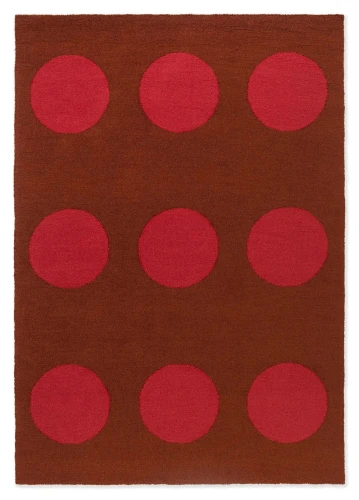 Dywan zewnętrzny FESTIVAL DOTS RED