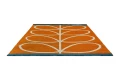 Pomarańczowy Dywan w Liście - LINEAR STEM ORANGE