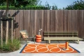 Pomarańczowy Dywan w Liście - LINEAR STEM ORANGE