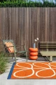 Pomarańczowy Dywan w Liście - LINEAR STEM ORANGE