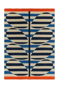 Niebiesko - Beżowy Dywan w Paski - STRIPY STEM AZURE