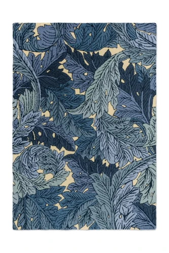 Niebieski Dywan Zewnętrzny w Liście - ACANTHUS INDIGO
