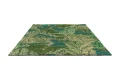 Zielony Dywan Zewnętrzny w Liście - ACANTHUS NETTLE SKY BLUE