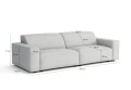 Nowoczesna 3-osobowa sofa modułowa Lennon kremowa