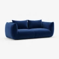 Poduszkowa sofa 2-osobowa PiLOVE granatowa velvet