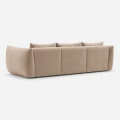 Poduszkowa sofa 3-osobowa PiLOVE beż aksamit