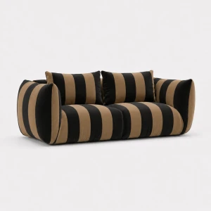 Poduszkowa sofa 2-osobowa PiLOVE w pasy