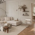 Fotel skórzany biały Walter Chair