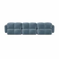 Modułowa sofa 3-osobowa Teo aksamit