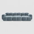 Modułowa sofa 3-osobowa Teo aksamit