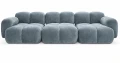 Modułowa sofa 3-osobowa Teo aksamit