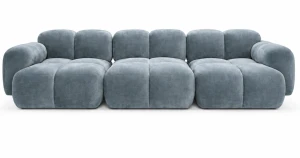 Modułowa sofa 3-osobowa Teo aksamit