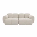 Modułowa sofa 2-osobowa Teo szenil beżowy