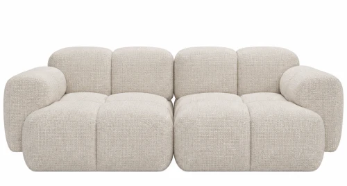 Modułowa sofa 2-osobowa Teo szenil beżowy