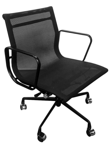  Fotel biurowy CH 117 siateczka ALL BLACK