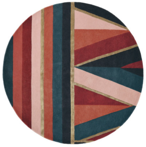 Dywan Sahara Round Burgundy