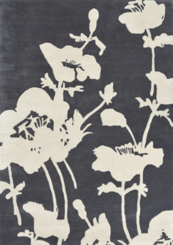 Dywan Floral 300 Charcoal