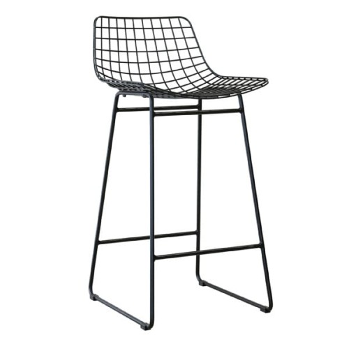 Stołek barowy WIRE czarny HKliving