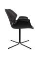 Fotel Nikki czarno - ciemnoszary Zuiver