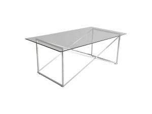 Stolik kawowy Cross chromowany 120 