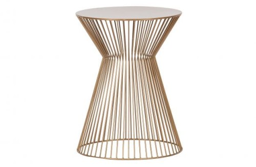 Stolik kawowy SUUS mały złoty 