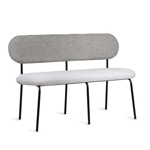 Ławeczka stołowa w kolorze szarym