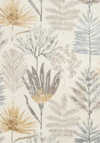 Beżowy dywan z motywem roślinnym Yasuni Ochre