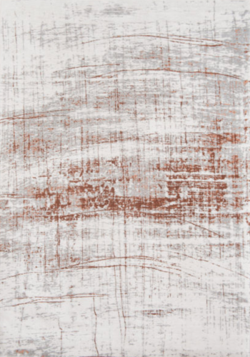 Brązowo biały dywan nowoczesny Copperfield