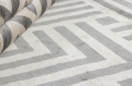 Szary dywan geometryczny Cosmou Avenue 7054