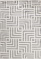 Szary dywan geometryczny Cosmou Avenue 7054