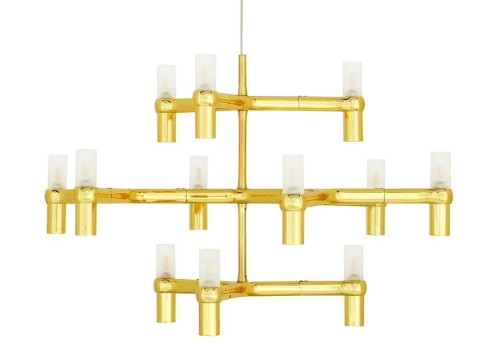 Lampa wisząca Atomic złota