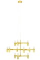 Lampa wisząca Atomic złota