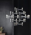 Lampa wisząca Atomic Grande chrom