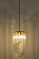 Nowoczesna lampa wisząca Murano L złota