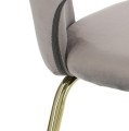 Krzesło Solie Velvet szare