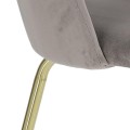 Krzesło Solie Velvet szare