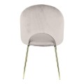 Krzesło Solie Velvet szare