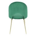 Krzesło Solie Velvet zielone 