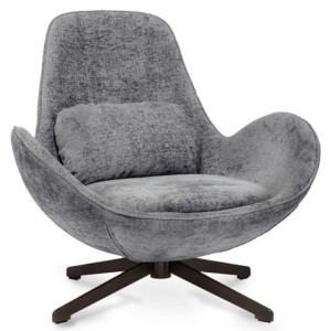 Fotel obrotowy Salamanka miękki plusz