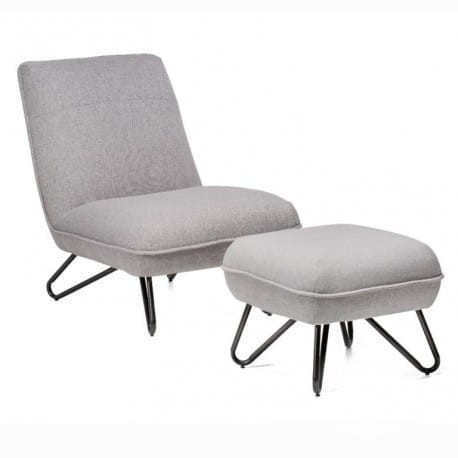 Fotel Malta z podnóżkiem