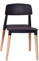 Krzesło ECCO  - polipropylen / buk