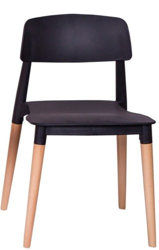 Krzesło ECCO  - polipropylen / buk