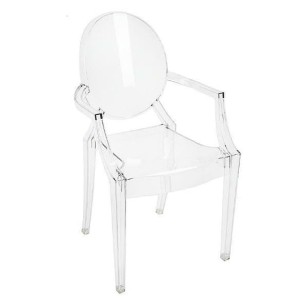 Krzesło dziecięce Royal Junior transparenetny