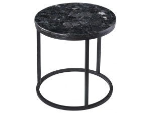 Stolik kawowy Accent 50 Labradoryth czarna podstawa 
