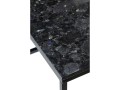 Stolik kawowy Accent Black Crystal Labradoryth prostokąt