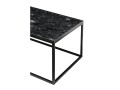 Stolik kawowy Accent Black Crystal Labradoryth prostokąt
